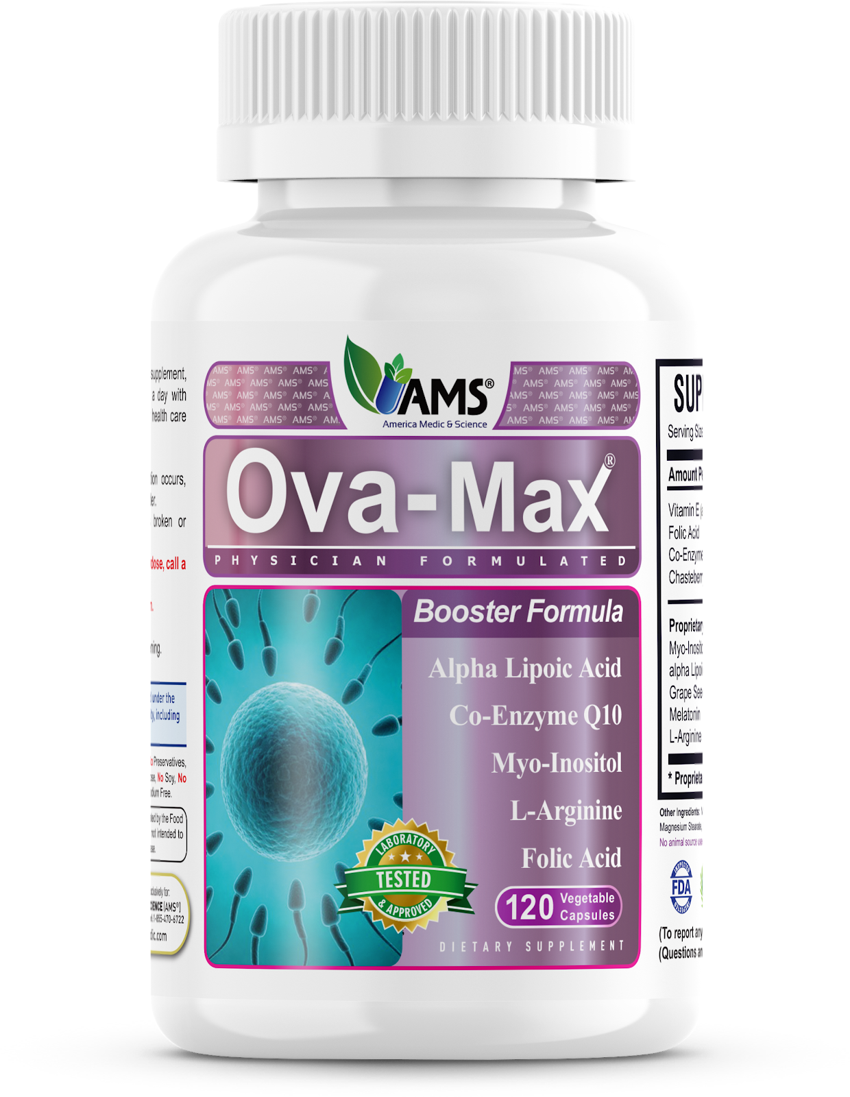 AMS OVAMAX CAP 120S