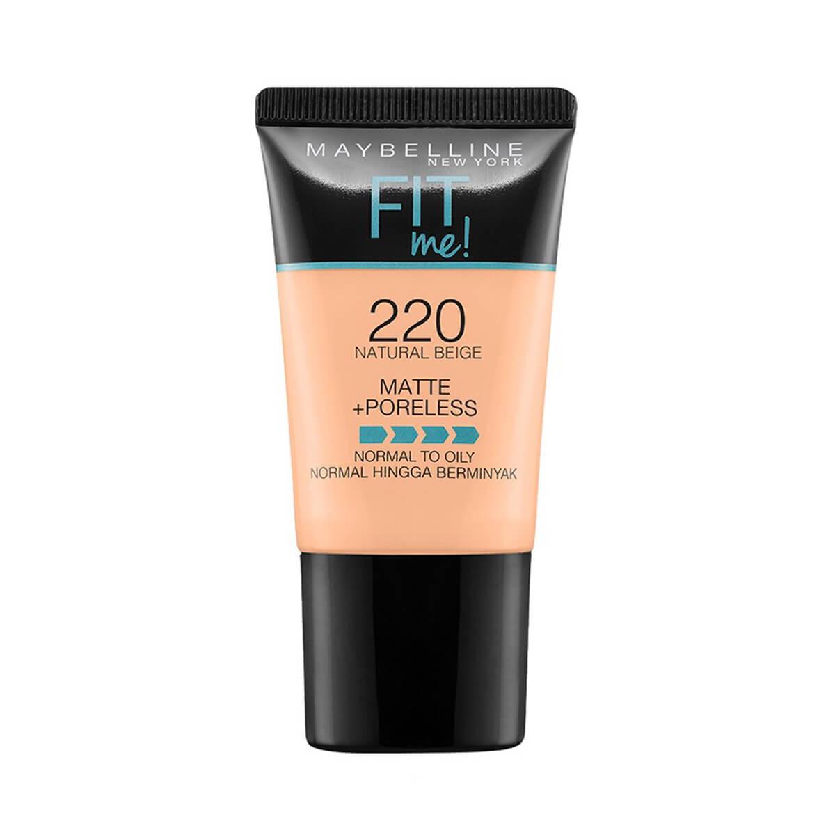 MAYBELLINE FIT ME MATTEPORELESS 220 NAT BEIGE