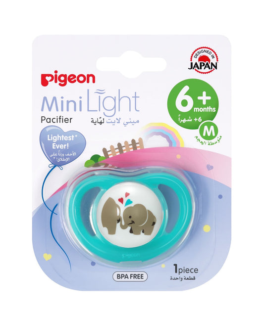 PIGEON MINI LIGHT PACIFIER (M) 6+M 78462