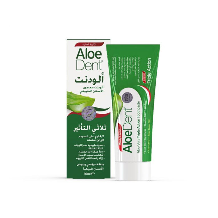 ALOEDENT TOOTHPASTE TRIPLE ACTION 100ML 002923