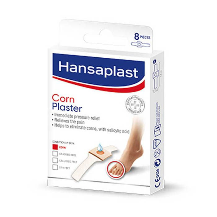 HANSAPLAST 8242 FOOT CORN PLASTER 10/8S
