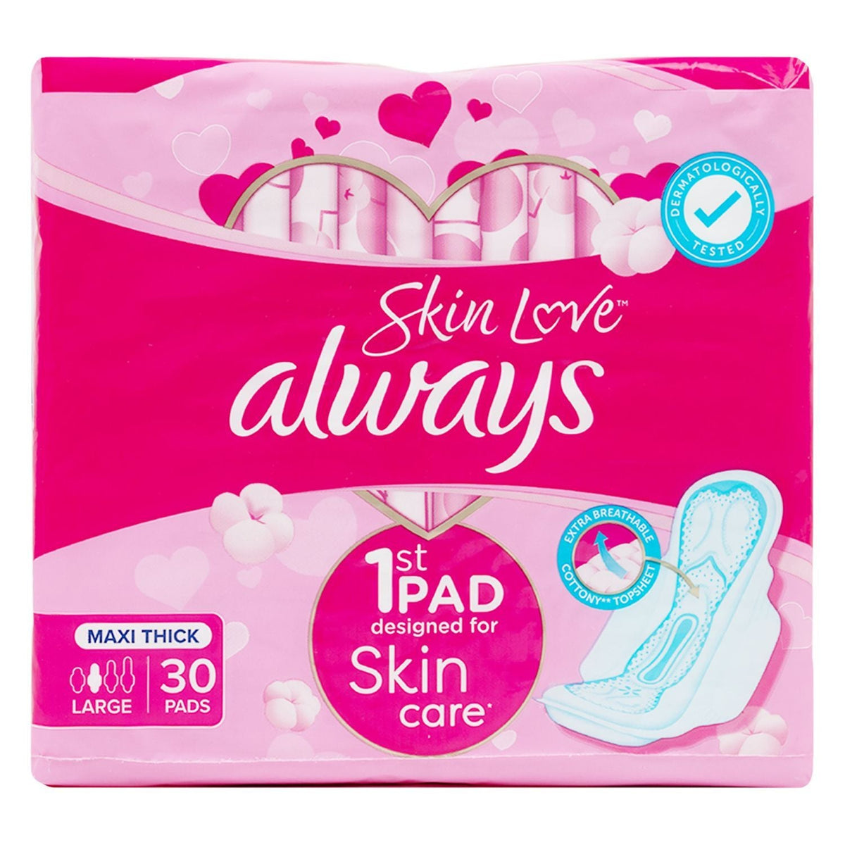 ALWAYS 2792 COTTON SKINLOVE 30'S