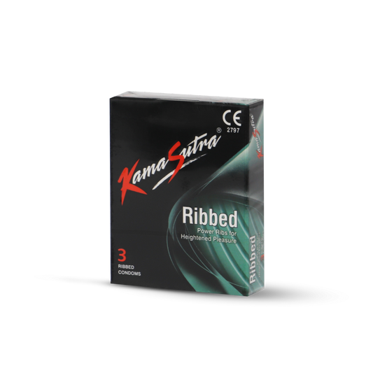 KAMA SUTRA CONDOM RIBBED 3,s