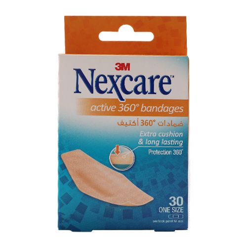 NEXCARE ACTIVE 360 BANDAGES 30PACK