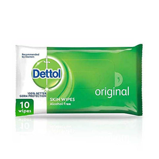 DETTOL WIPES ORIGINAL 10S