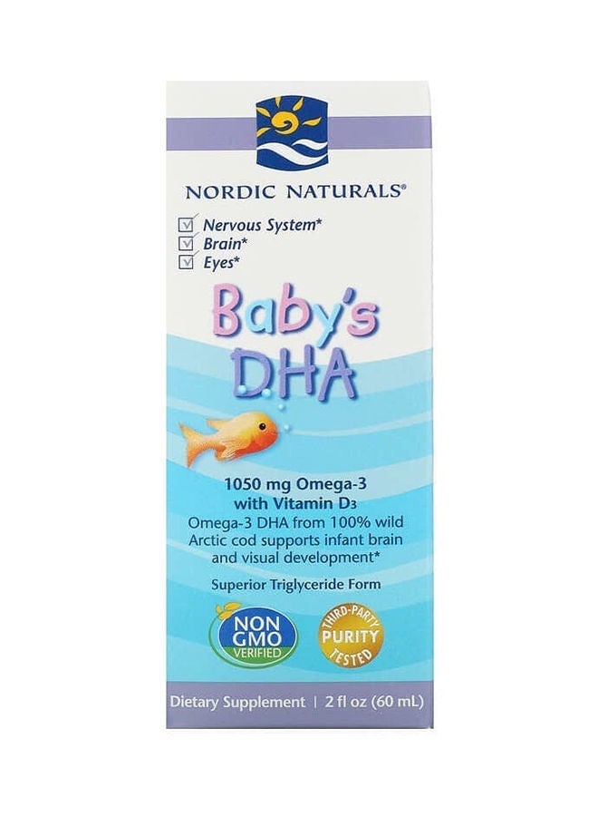 NORDIC NATURALS BABYS DHA 60ML DROPS