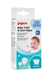 PIGEON 78290 BABY TOOTH&GUM WIPES (NATURAL)