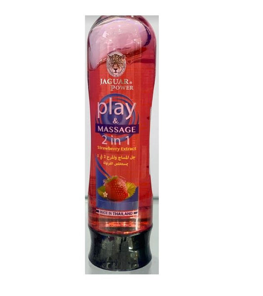 JAGUAR POWER PLAY & MASSAGE (STRAWBERRY)