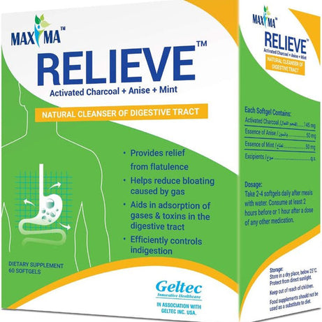 MAXIMA RELIEVE 60 SOFTGELS