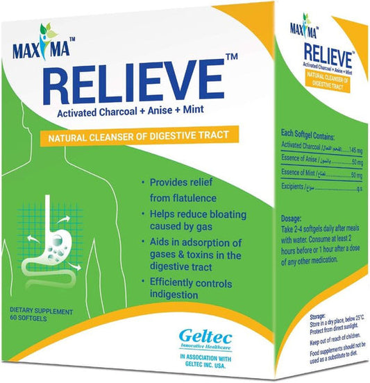 MAXIMA RELIEVE 60 SOFTGELS