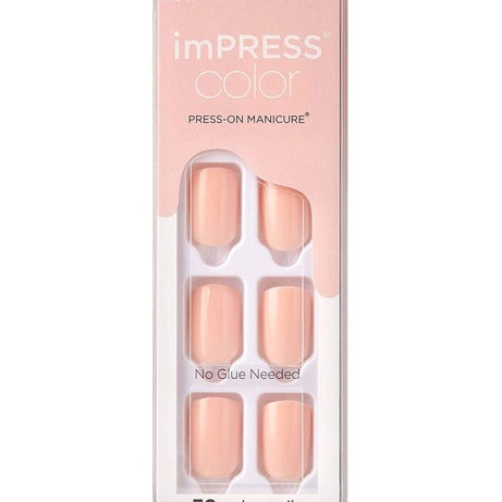 KISS IMPRESS COLOR NAILS-PEEVISH PINK KIMC009C