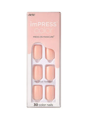 KISS IMPRESS COLOR NAILS-PEEVISH PINK KIMC009C