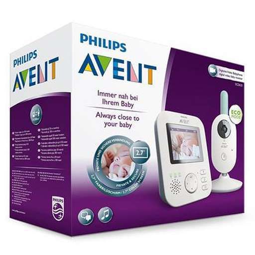 PHILIPIS AVENT SCD833/05 DIGITAL VIDEO BABY MONITOR