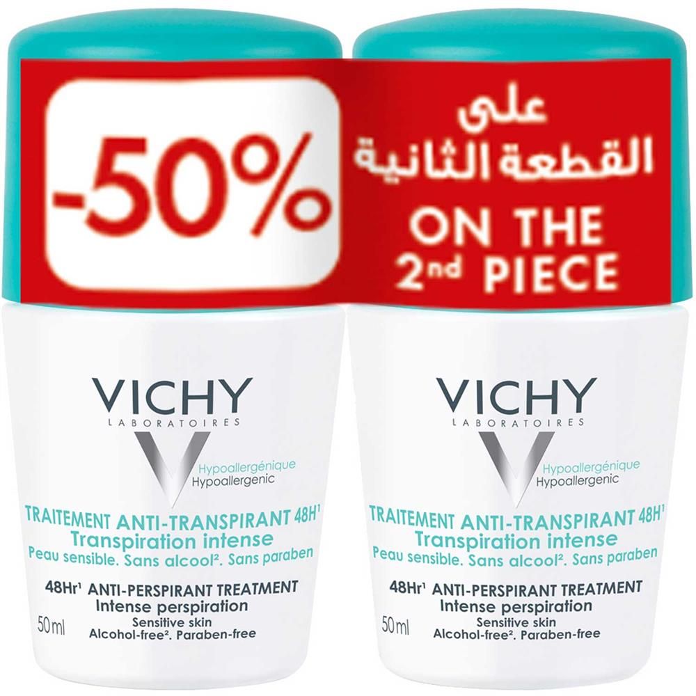 VICHY 3992 TRANSPIRATION INTENSE DEO 48H 50ML (50% OFF ON THE 2nd PIECE)