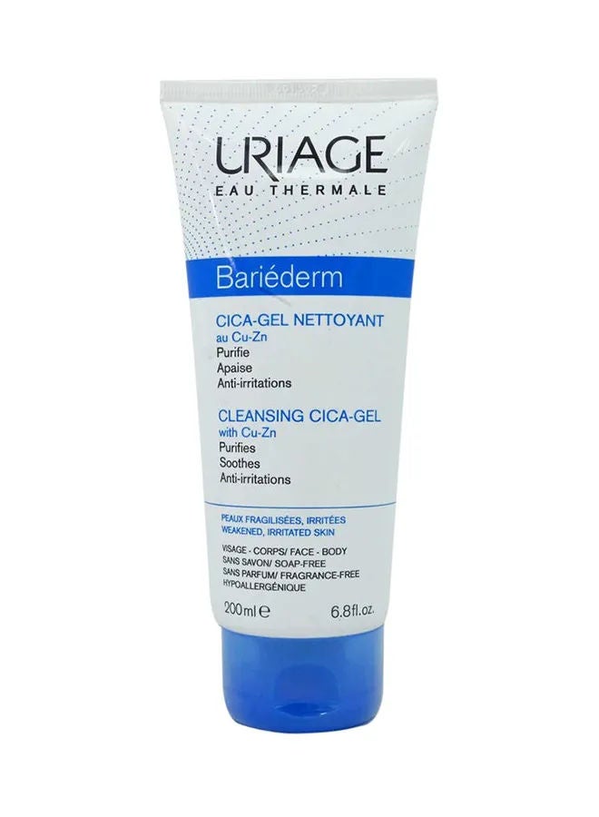 URIAGE BARIEDERM CICA CU-ZN CLEANSING GEL 200ML