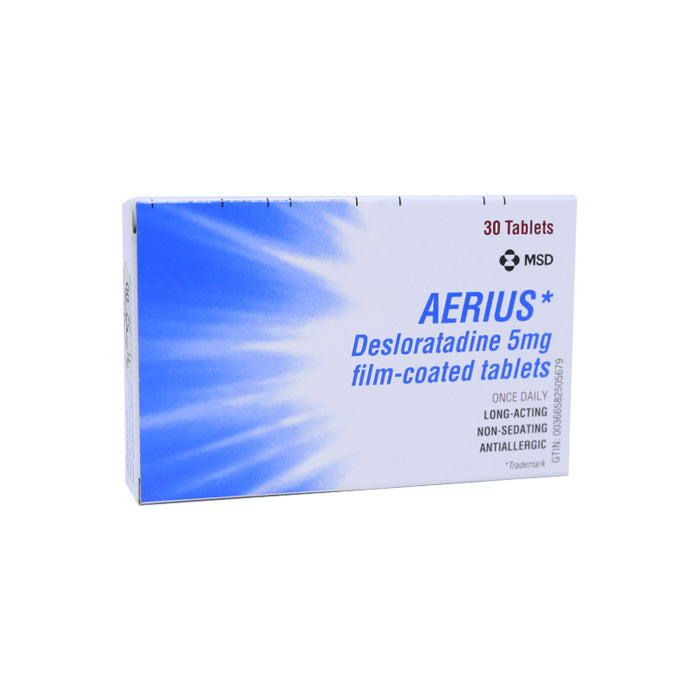 AERIUS 5MG 30's (15's Blister x 2)