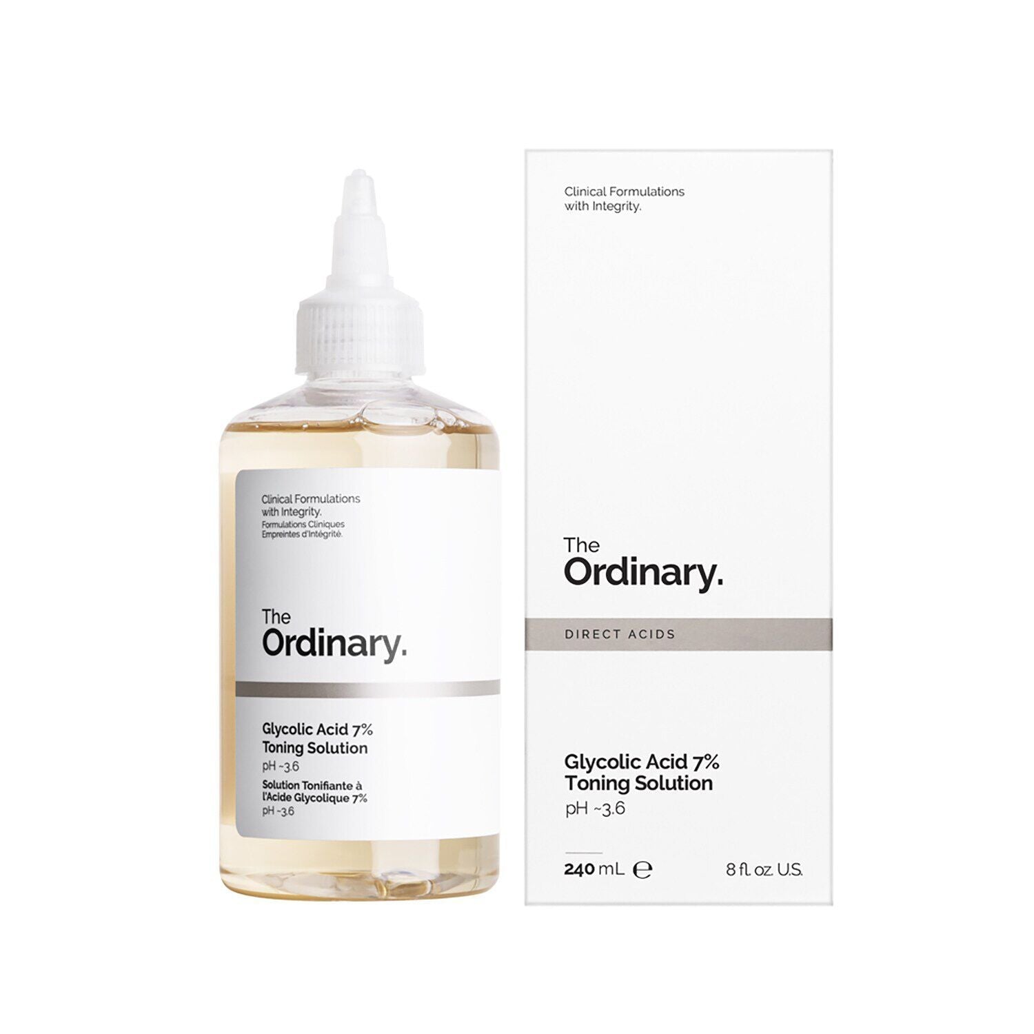 THE ORDINARY GLYCOLIC ACID 7% TONING SOLUTION 240ML