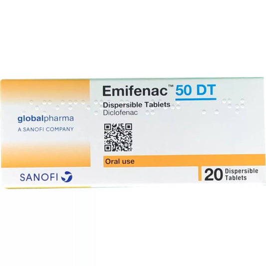EMIFENAC 50 DT 20'S