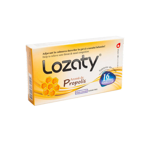 LOZATY PROPOLIS 16'S (SUGER FREE)