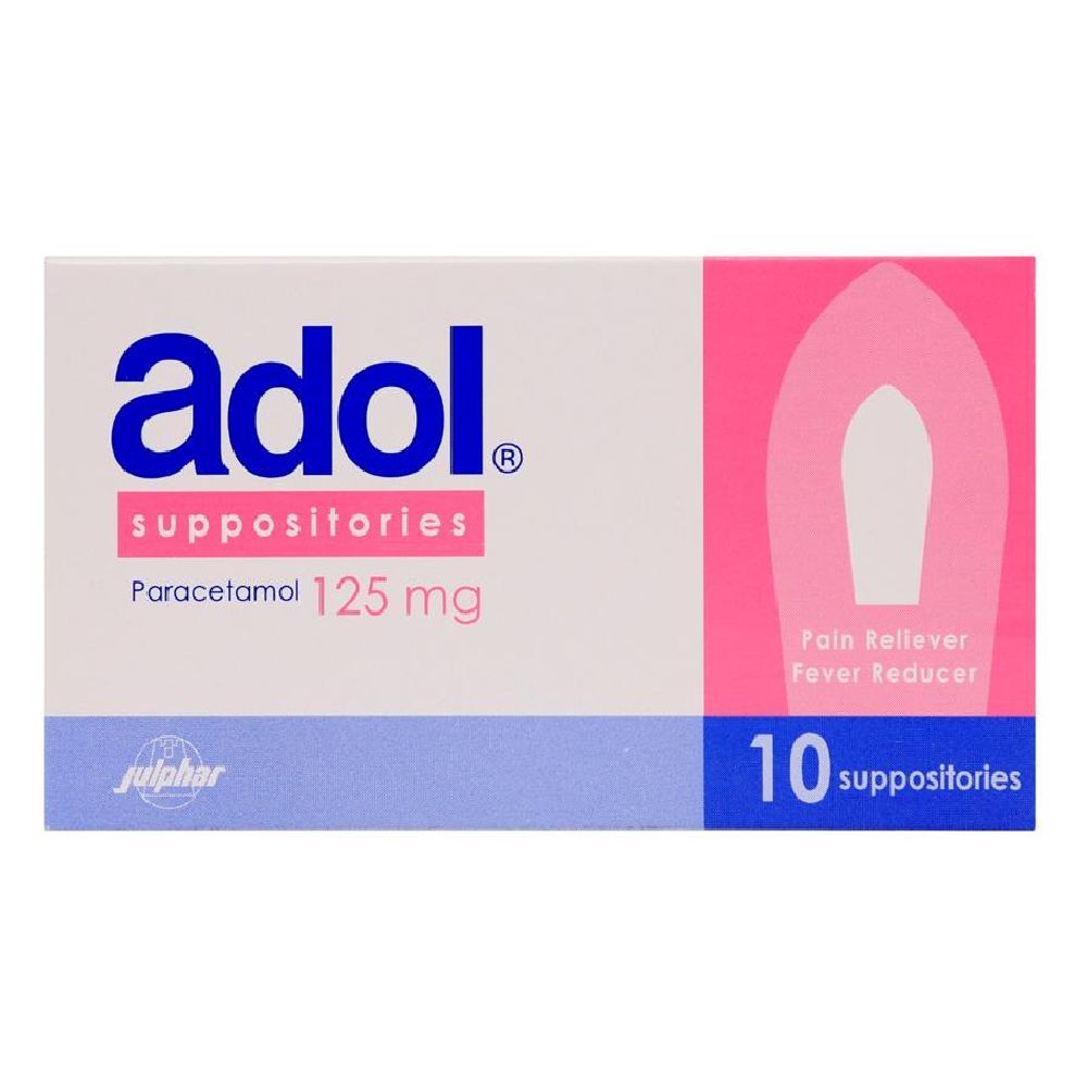 ADOL 125MG SUPP. 10's