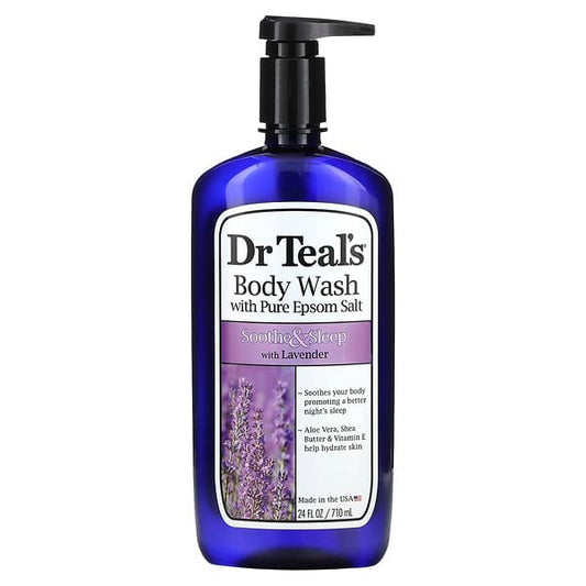 DR TEAL'S 1583 EPSOM SALT BODY WASH LAVENDER 710ML
