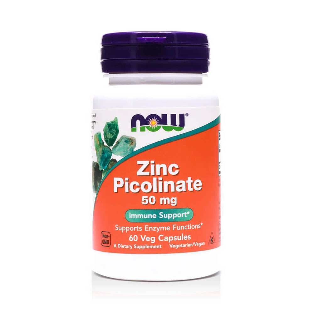 NOW ZINC PICOLINATE 50 MG - 60 CAPS