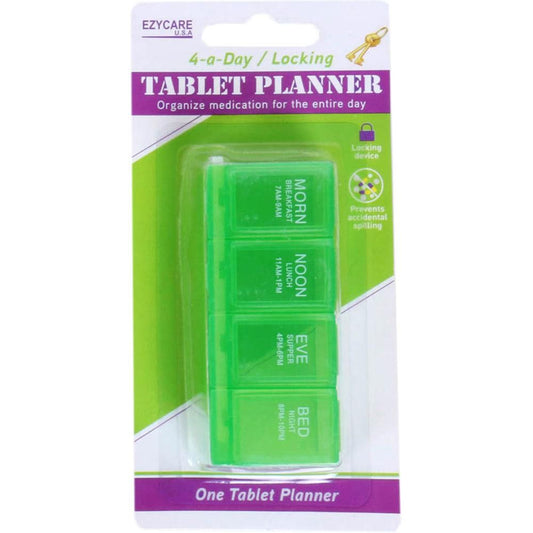 EZYCARE FOUR A DAY LOCKING TABLET PLANNER (17800)