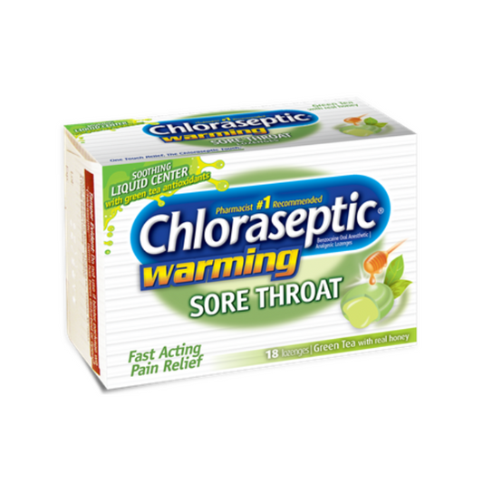CHLORASEPTIC WARMING GREEN TEA