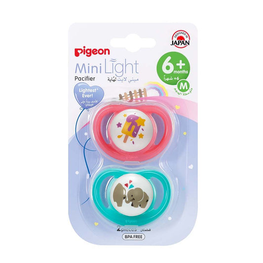 PIGEON MINILIGHT PACIFIER (M) 6+M 78263
