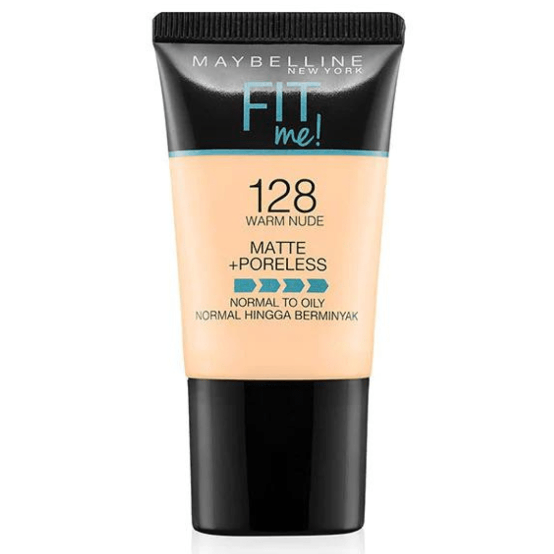 MAYBELLINE FIT ME MATTEPORELESS 128 WARM NU