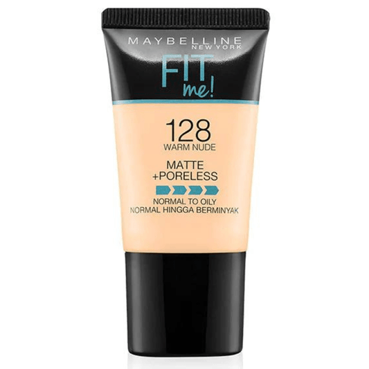 MAYBELLINE FIT ME MATTEPORELESS 128 WARM NU