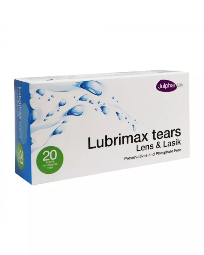 LUBRIMAX TEARS EYE DROPS (0.5ML x 20)