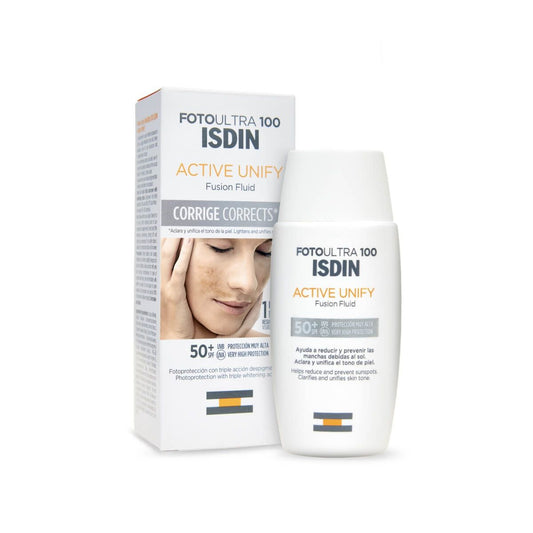 ISDIN 0529 FOTO ULTRA 100 ACTIVE SUNSCREEN UNIFY FUSION FLUID NO COLOR 50ML