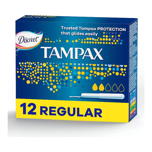 TAMPAX REG 12 PACKS