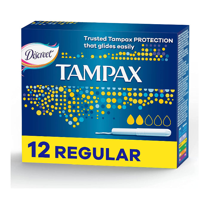 TAMPAX REG 12 PACKS