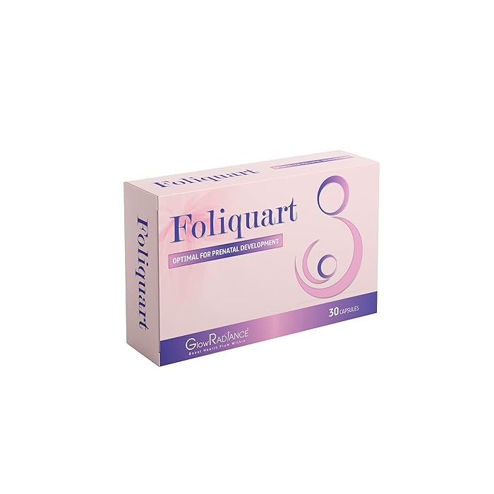 GLOW RADIANCE FOLIQUART CAPSULES 850MCG 30'S