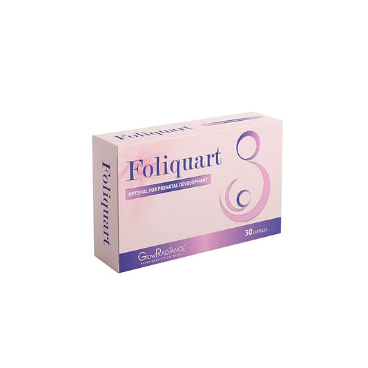 GLOW RADIANCE FOLIQUART CAPSULES 850MCG 30'S