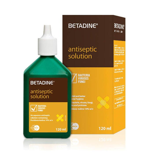 BETADINE ANTISEPTIC SOL 120ML