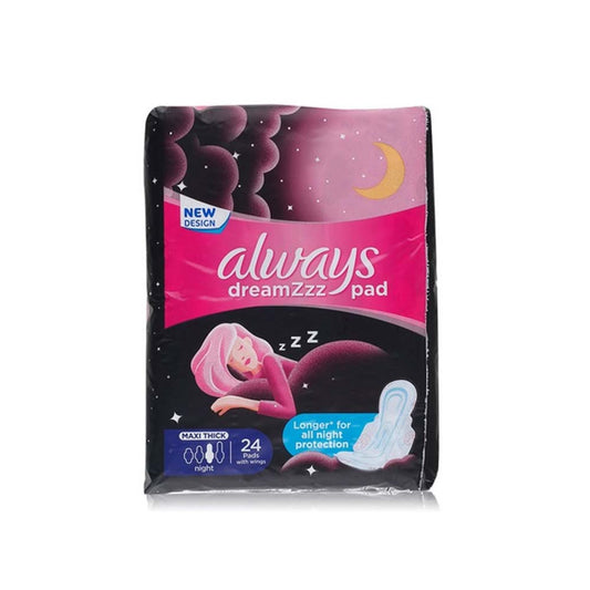 ALWAYS COTTON THICK NIGHT 24'S