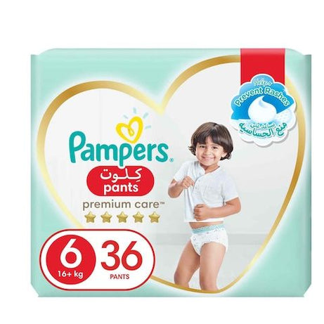 PAMPERS PREMIUM PANTS NO#6 36'S