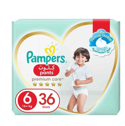 PAMPERS PREMIUM PANTS NO#6 36'S