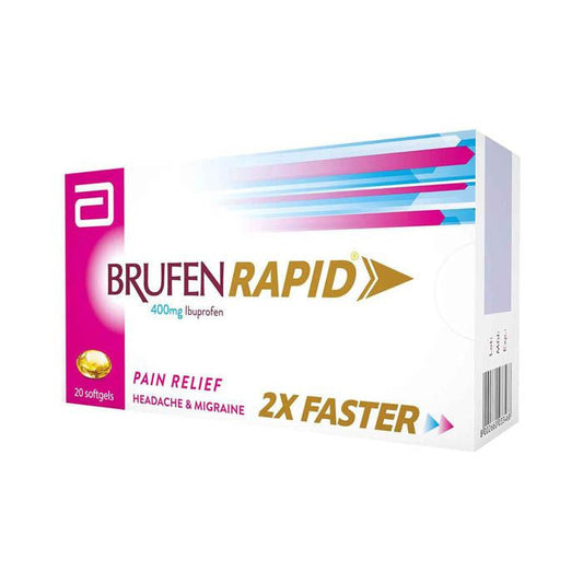 BRUFEN RAPID 400MG 20'S