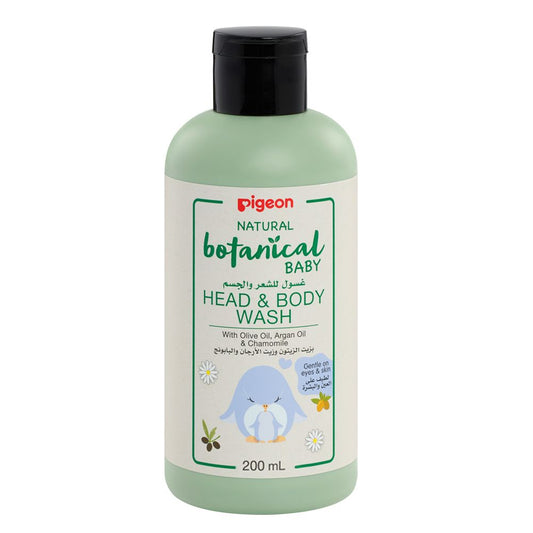 PIGEON NATURAL BOTANICAL BABY HEAD & BODY WASH 200ML 79379
