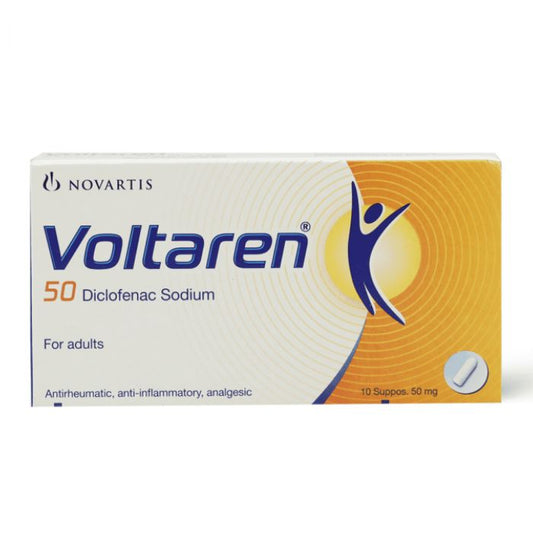 VOLTAREN 50MG SUPP 10's (5's Strip x 2)