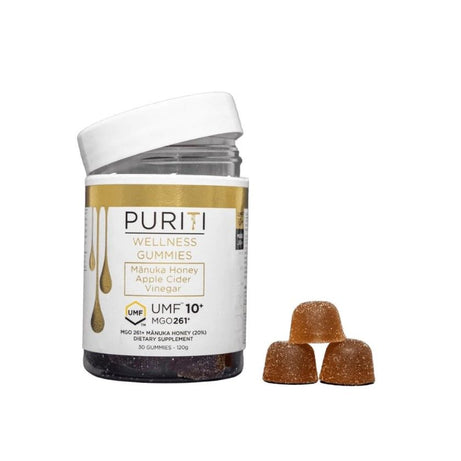 PURITI MANUKA HONEY GUMMIES UMF10+(APPLE CIDER VINEGAR) 60'S
