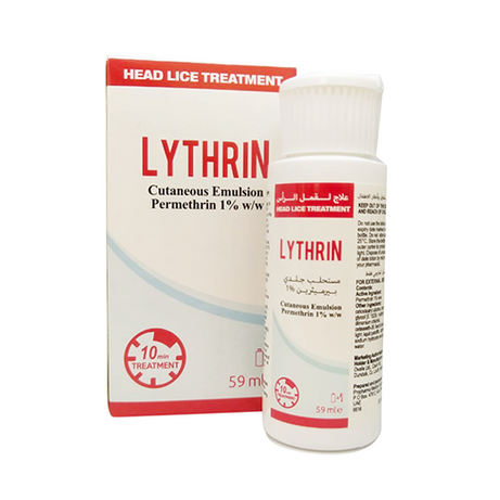 LYTHRIN 1% HEAD LICE TREATMENT LOTION 59ML