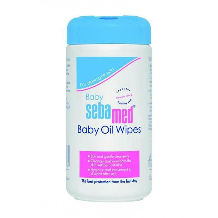 SEBAMED BABY OIL WIPES 70'S