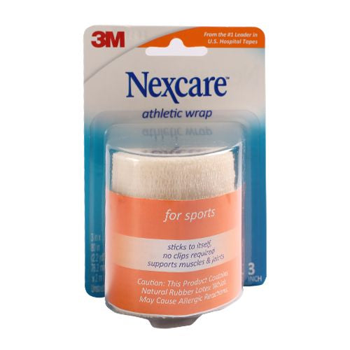 NEXCARE ATHLETIC WRAP WHITE CR-3W