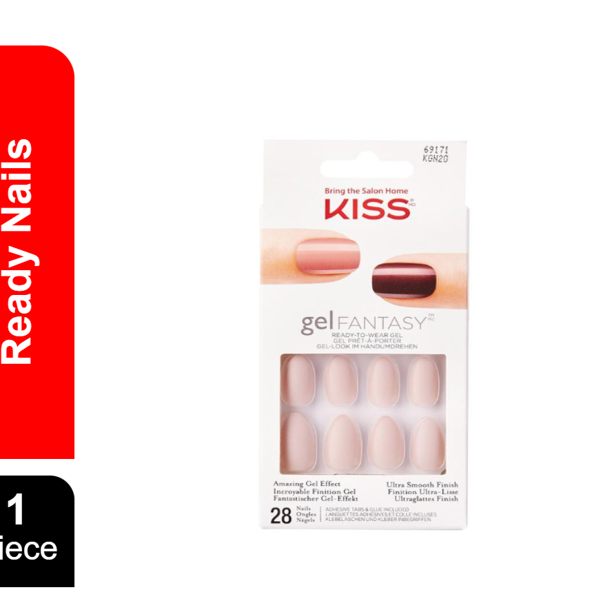 KISS GEL FANTASY NAILS MEDIUM LENGTH KGN20C