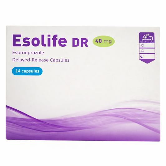 ESOLIFE DR 40MG CAP 14S